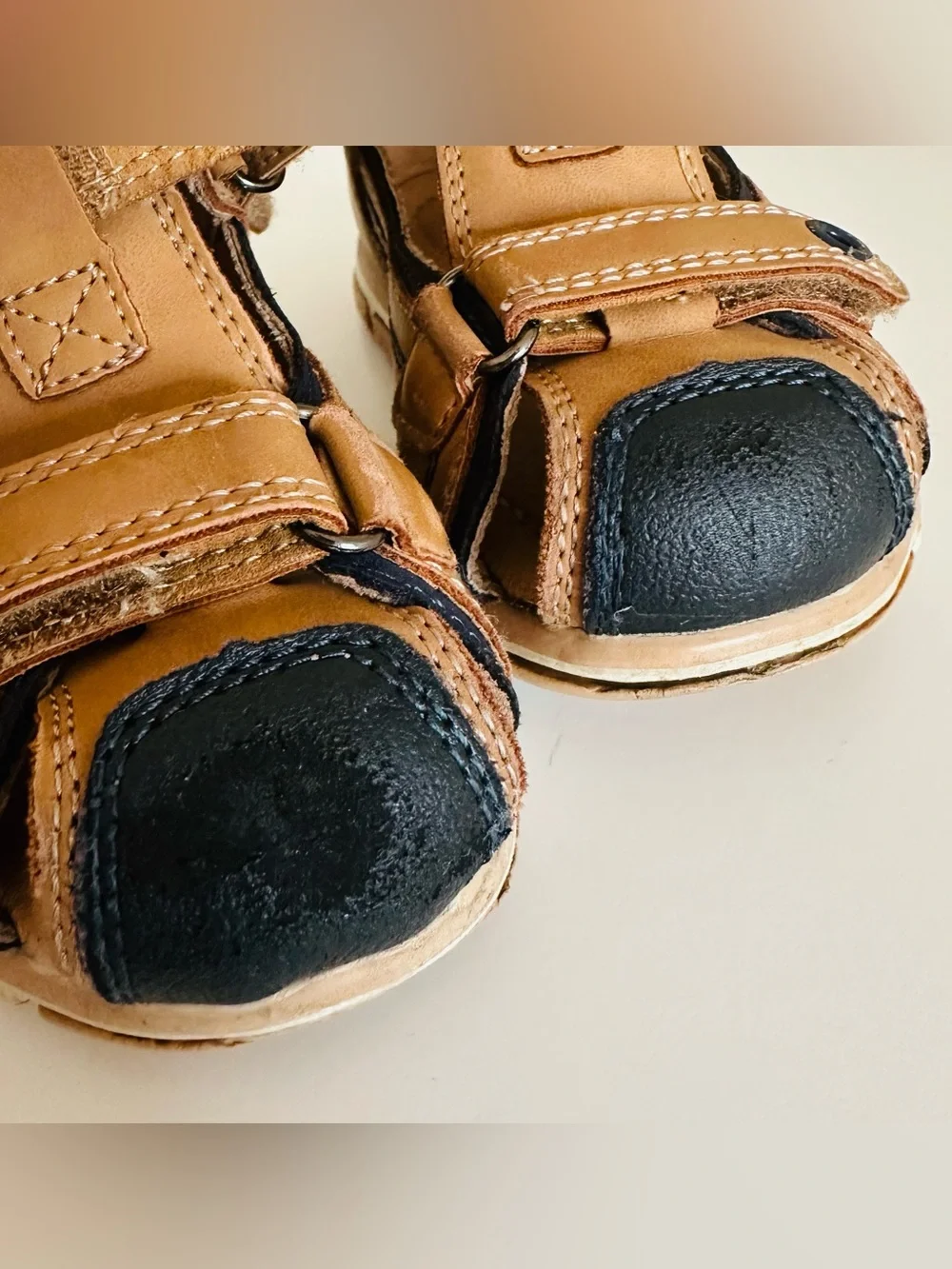 Baby Boy Brown Closed Toe Summer Shoes - 6 Toddler